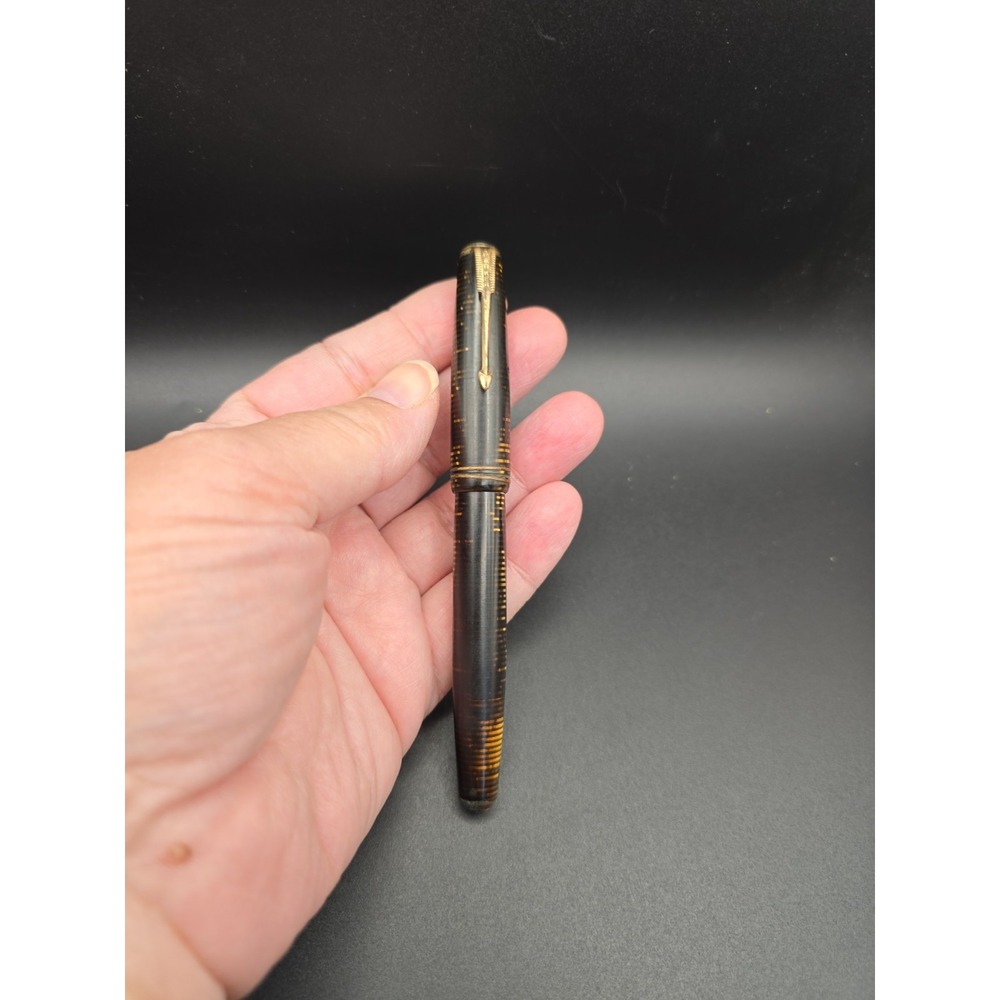 Parker Vacumatic golden pearl fountain pen, 2nd generation junior Not Tested
